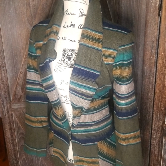 Blair-Vintage Blazer-Awesome Southwestern Style-Sz. 12 AVG - Picture 8 of 12